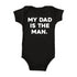 Father's Day Shirts - The Man/My Dad Is The Man - Black (2 Set Shirts)